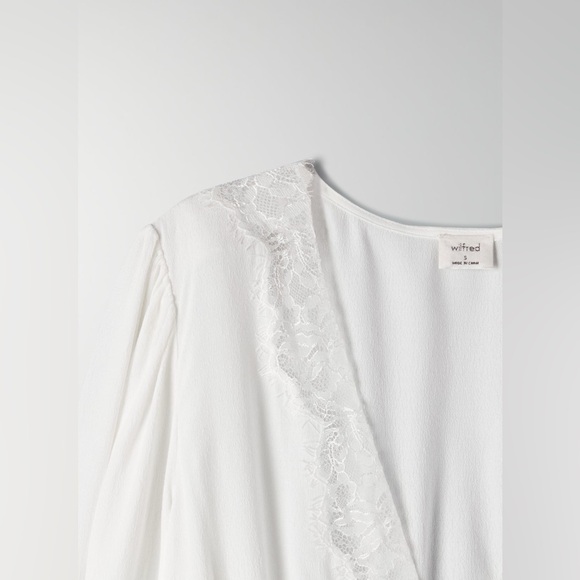 Aritzia Wilfred Romance Me Blouse Lace - Picture 5 of 6